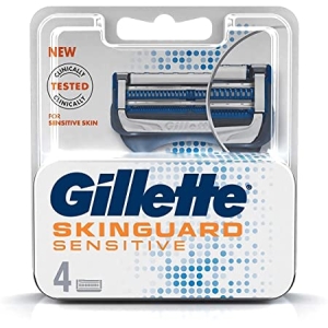 GILLETTE SKINGUARD SENSITIVE CARTRIDGES X 4
