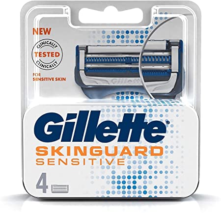 GILLETTE SKINGUARD SENSITIVE CARTRIDGES X 4