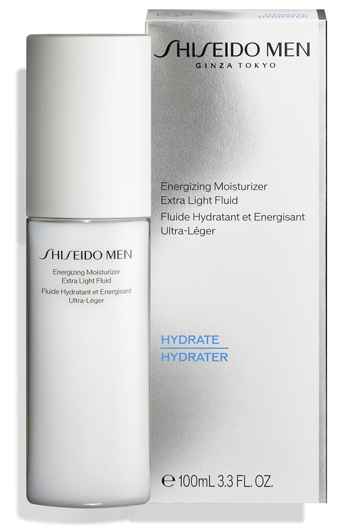 SHISEIDO MEN ENERGIZING MOISTURIZER EXTRA LIGHT FLUID 100ML - Image 2