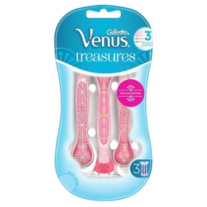 GILLETTE VENUS TREASURES PINK DISPOSABLE X 3