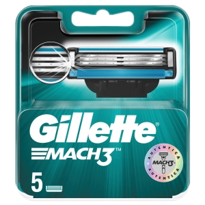 GILLETTE MACH3 CARTRIDGES X 5 PACK