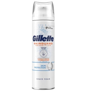 GILLETTE SKINGUARD SENSITIVE SKIN PROTECTION SHAVE FOAM 250ML