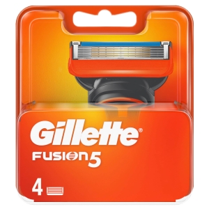 GILLETTE FUSION 5 CARTRIDGES X 4