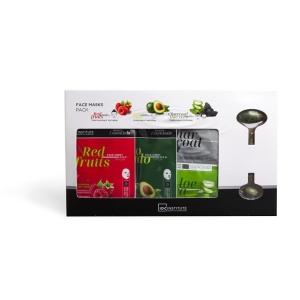 IDC INSTITUTE 77033 JADE ROLLER & MASKS GIFT PACK