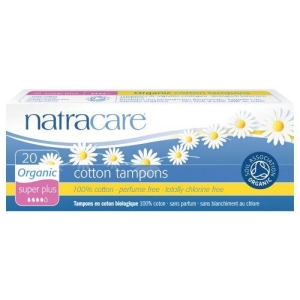 NATRACARE ORGANIC COTTON TAMPONS SUPER PLUS X 20