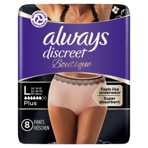 ALWAYS DISCREET BOUTIQUE PANTS PLUS LARGE X8