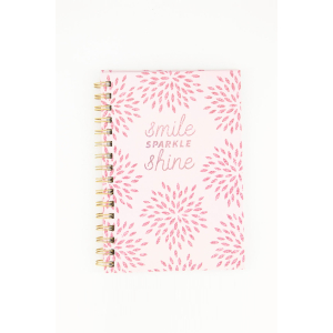 TRI-COASTAL SMILE SPARKLE SHINE SPIRAL NOTE BOOK