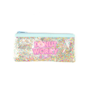 TRI-COASTAL DONUT WORRY BE HAPPY PENCIL CASE