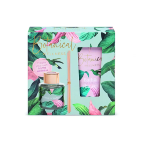 SOURCE BALANCE 83.0213.00 BOTANICAL WELLNESS GIFT SET ROOM DIFFUSER + BATH & SHOWER GEL