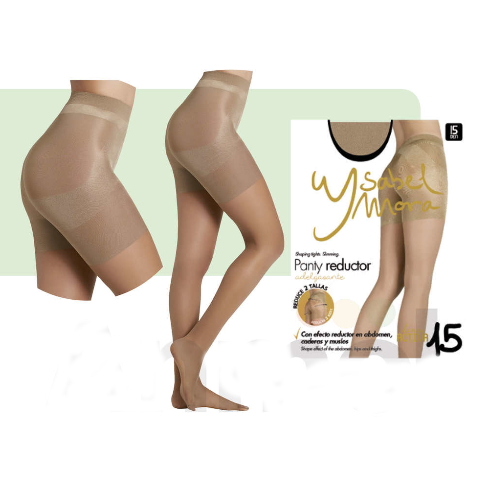 SABEL MORA PANTY REDUCER 15 DEN XL- BEIGE