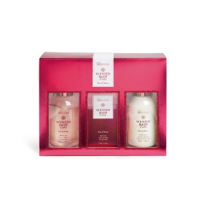 IDC INSTITUTE 40300 SCENTED RUBY BOX GIFT SET X 3 PCS