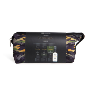 IDC INSTITUTE 99526 CAMOUFLAGE COSMETIC BAG GIFT SET X 4 PCS