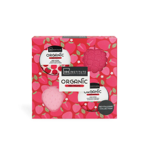 IDC INSTITUTE 42122 ORGANIC RED FRUITS GIFT SET 4 PIECES