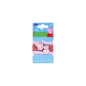 CERDA 2062 HAIR ELASTICS X 4 PACK PEPPA PIG