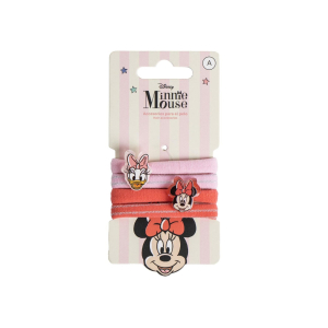 CERDA 3058 MINNIE MOUSE ELASTICS X 4 PACK