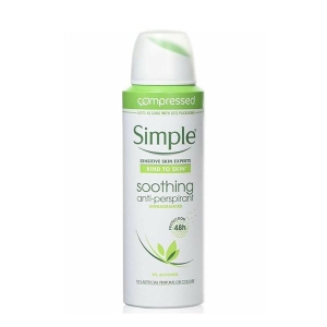 SIMPLE ANTI PERSPIRANT SOOTHING SPRAY 125ML