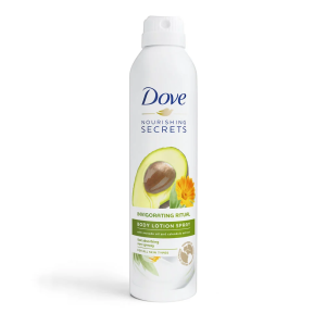 DOVE NOURISHING SECRET BODY LOTION SPRAY AVOCADO OIL & CALENDULA EXTRACT 190ML