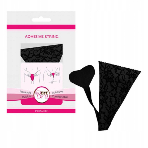 BYE BRA ADHESIVE STRING BLACK LACE