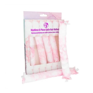W7 HEATLESS SATIN HAIR ROLLERS X 6 PIECES