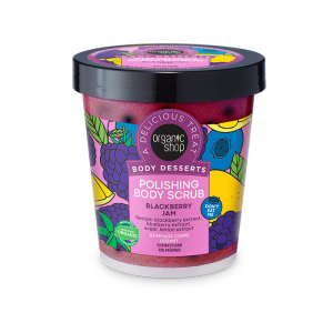 ORGANIC SHOP 43330E BODY DESSERTS POLISHING BODY SCRUB BLACKBERRY JAM, 450 ML