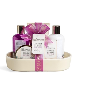 IDC 99015 COUNTRY FLOWERS 5PCS CERMAIC