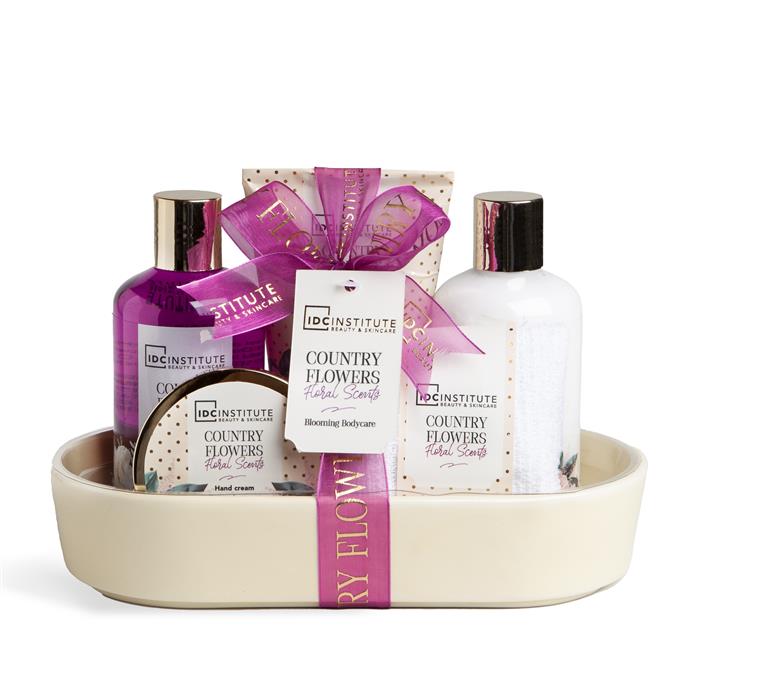 IDC 99015 COUNTRY FLOWERS 5PCS CERMAIC