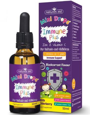 NATURES AID IMMUNE PLUS DROPS 50ML