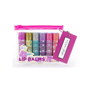 POSH + POP F80395-31256 GLITTER CAP LIP BALMS