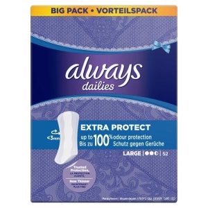 ALWAYS LINERS VP LARGE X 52