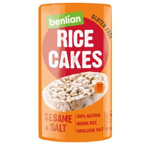 BENLIAN FOOD RICE CAKES SEAME & SALT 100G