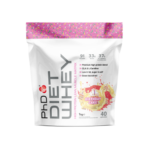 PHD DIET WHEY 1KG POUCH - BIRTHDAY CAKE