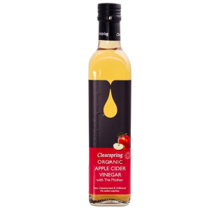 CLEARSPRING ORGANIC APPLE CIDER VINEGAR WITH THE MOTHER 500ML