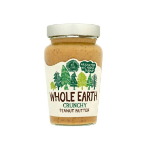 WHOLE EARTH CRUNCHY PEANUT BUTTER