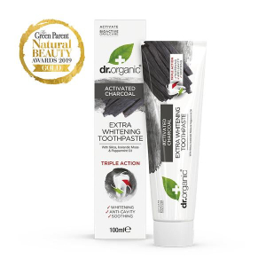 DR.ORGANIC EXTRA WHITENING CHARCOAL TOOTHPASTE 100ML