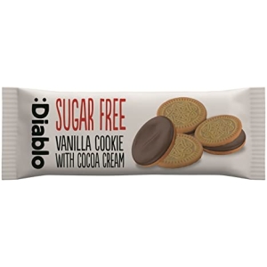 DIABLO SUGAR FREE VANILLA COOKIES WITH COCOA CREAM X1 PACK