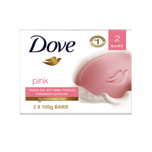 DOVE BEAUTY BAR PINK 100G X 2 PACK