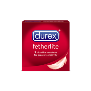 DUREX FETHERLITE CONDOMS X 3