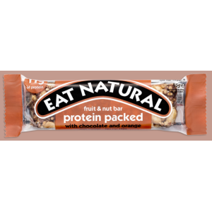 EAT NATURAL FRUIT & NUT BAR PROTEIN PACKED WITH CHOCOLATE & ORANGE