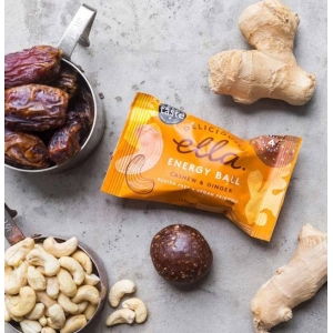 DELICIOUSLY ELLA ENERGY BALL CASHEW & GINGER 40G