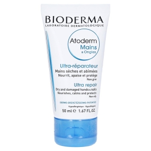 BIODERMA ATODERM MAINS & ONGLES ULTRA REPAIR HAND CREAM 50ML
