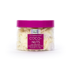 SIMPLE PLEASURES F31401-31177 COCONUTS UNICORN FRUIT WHIPPED BODY BUTTER 200G