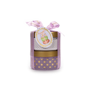 TRI-COASTAL F52425-32499 SWEET MACARON SCENTED BODY BUTTER & BODY SCRUB SET