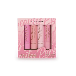 TRI-COASTAL F81091-32475 PURE BEAUTY CHUNKY LIP BALM SET X 4