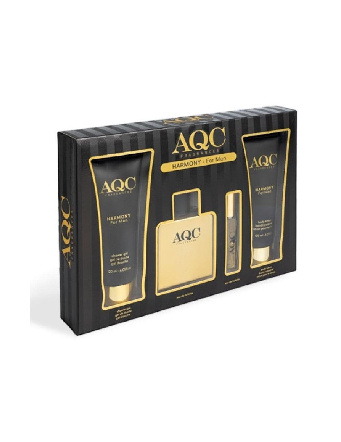AQUARIUS 44028 HARMONY FOR MEN PERFUME GIFT SET 4PCS