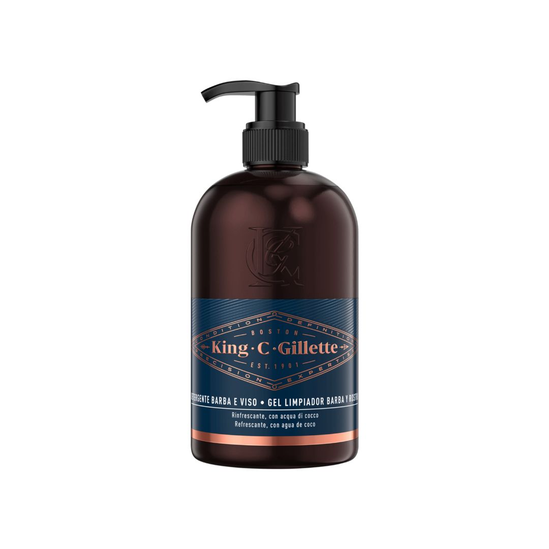 GILLETTE KCG BEARD & FACE WASH 350ML