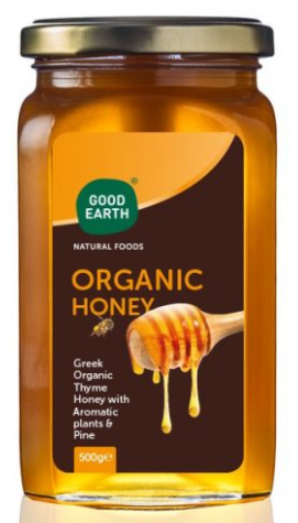 GOOD EARTH GREEK ORGANIC THYME HONEY 500G