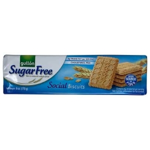 GULLON SUGAR FREE SOCIAL BISCUITS 170G