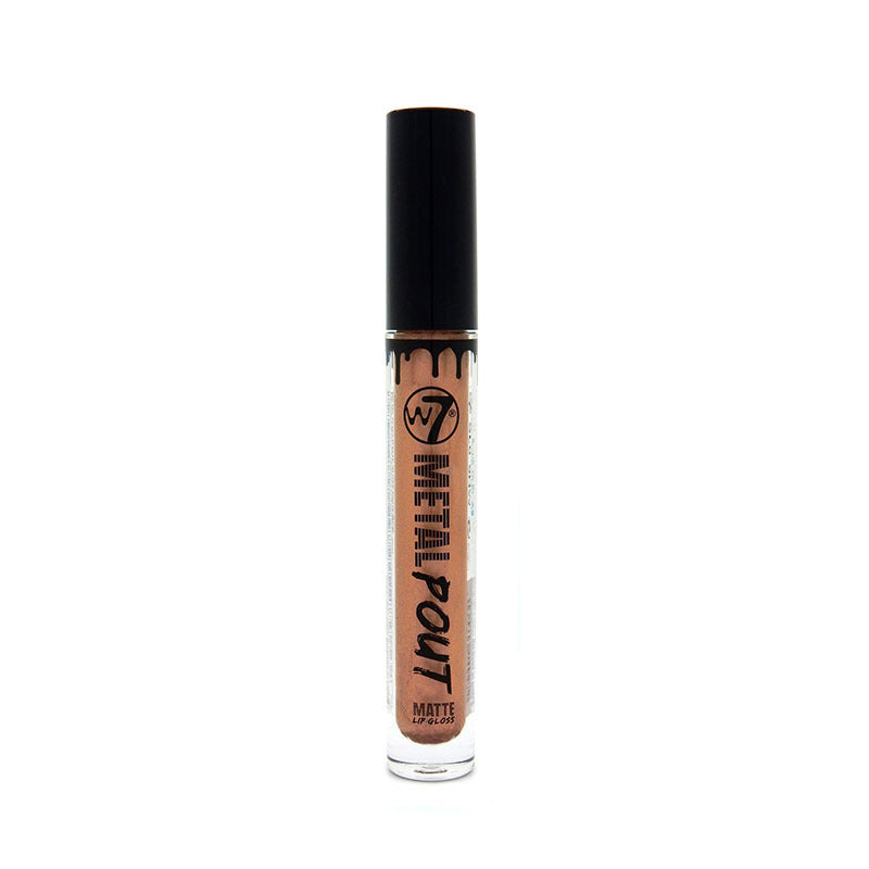 W7 S METAL POUT MATTE LIP GLOSS HEAVY METAL