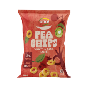 OHO PEA CHIPS TOMATO & BASIL TASTE 100G
