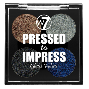 W7 PRESSED TO IMPRESS GLITTER PALETTE STYLE ICON
